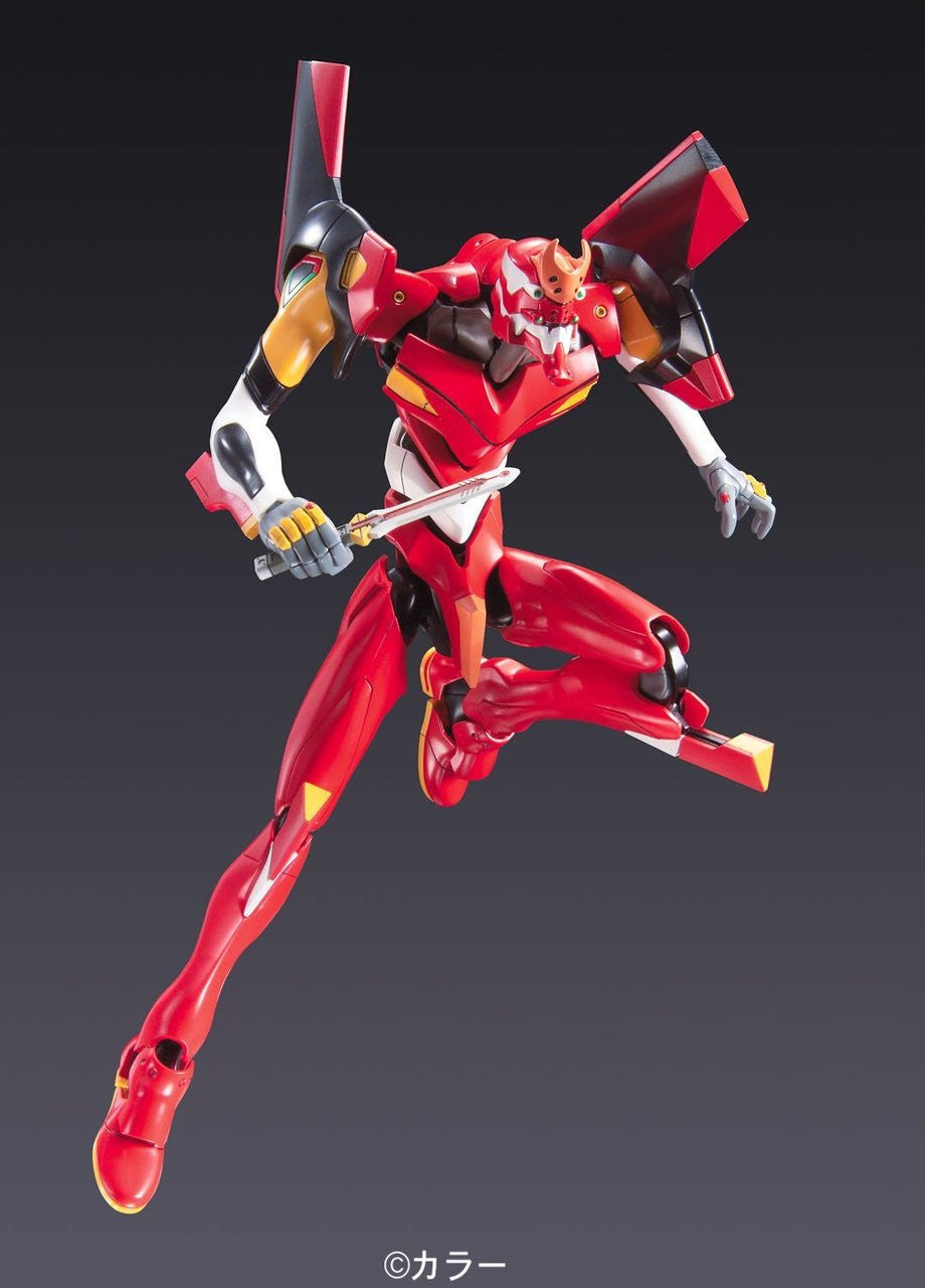 LM-HG 1/144 Rebuild of Evangelion EVA 02 Production Type (2nd Movie Ver.) Model Kit Bandai