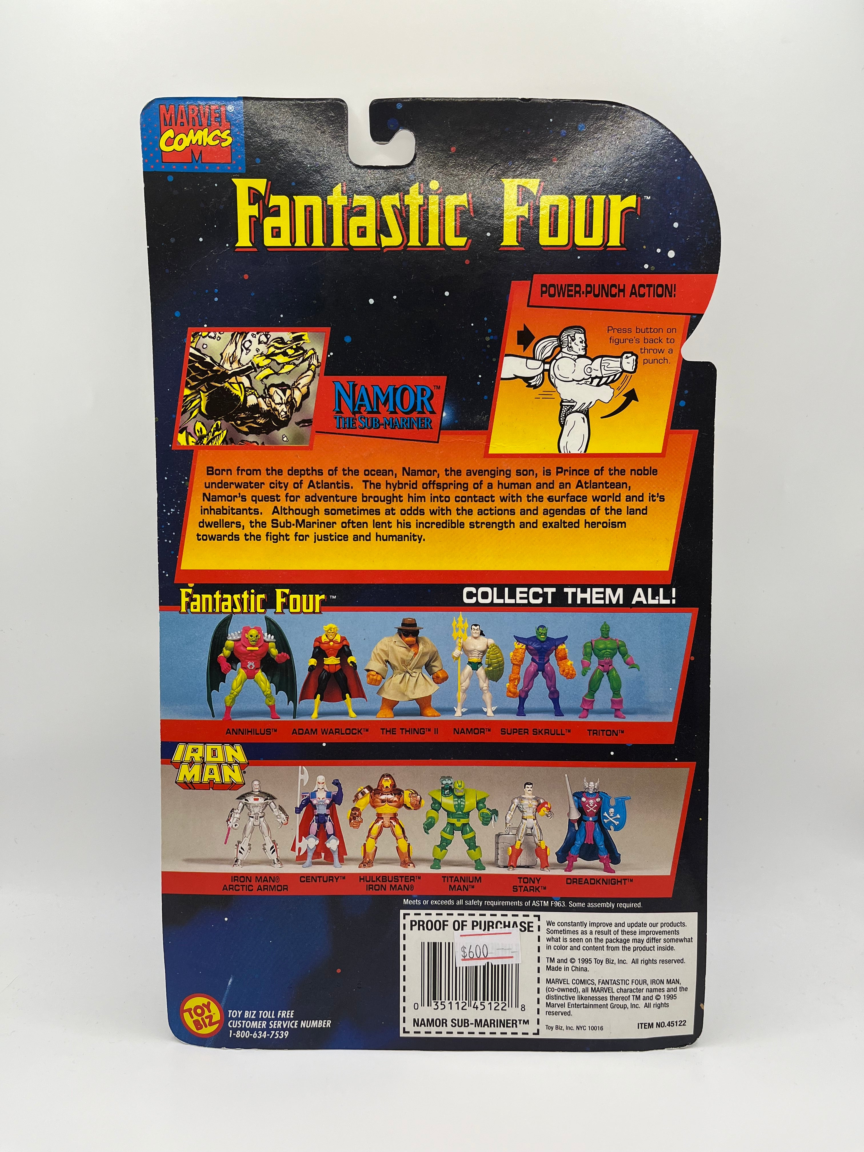 Fantastic Four Namor The Sub-Mariner ToyBiz