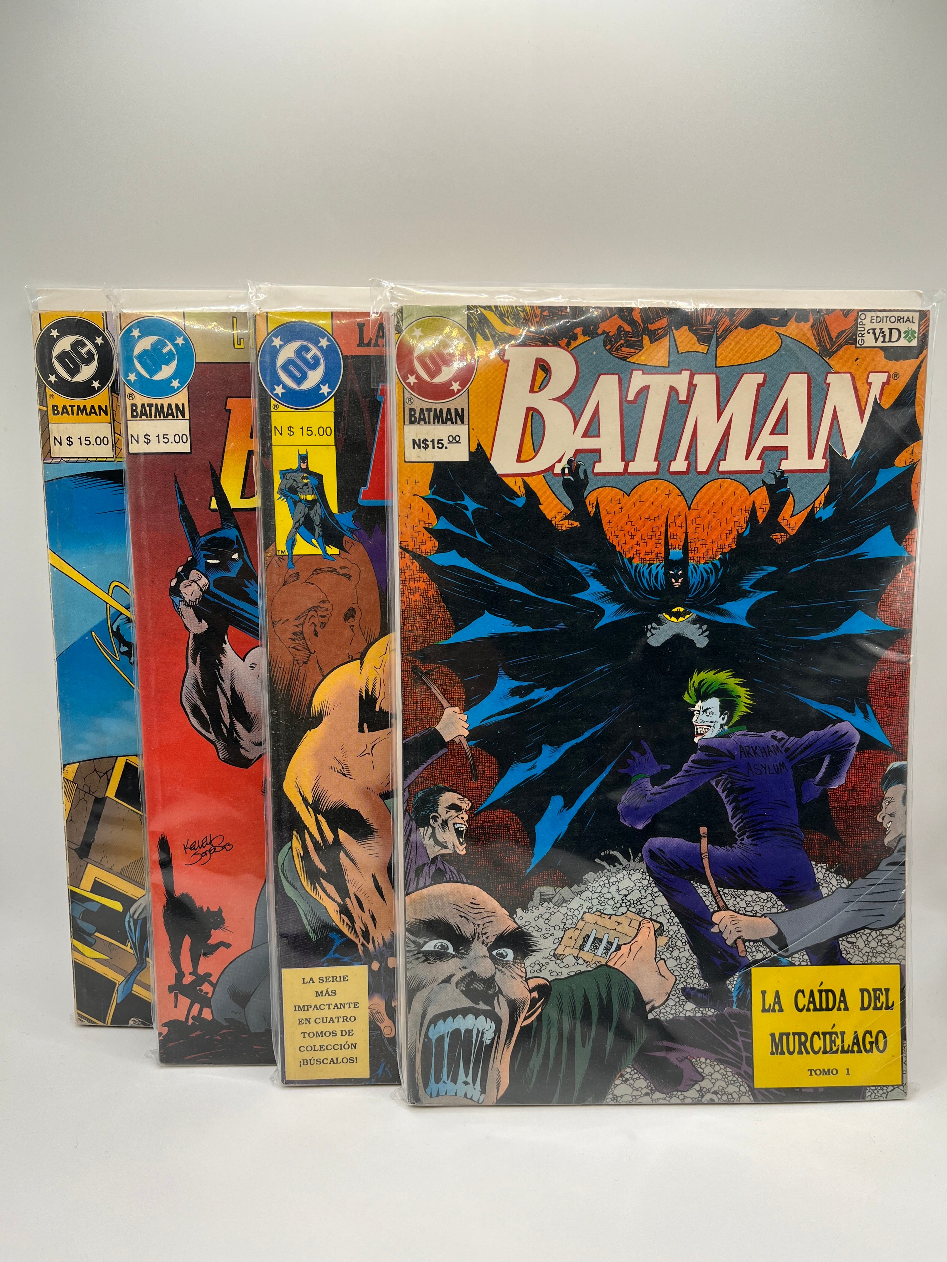 Batman La Caída del Murciélago Tomos 1-4 Editorial ViD Español