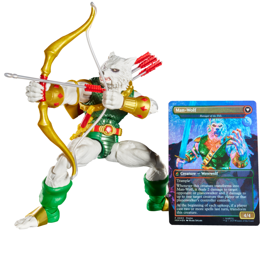 PREVENTA Marvel Legends Magic The Gathering Marvel's Spider-Man Man-Wolf Hasbro (Primer pago/anticipo)