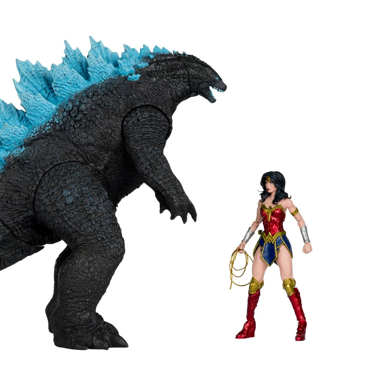 PREVENTA DC Multiverse Wonder Woman vs Godzilla (Justice League vs Godzilla) Two-Pack McFarlane (Primer pago/anticipo)