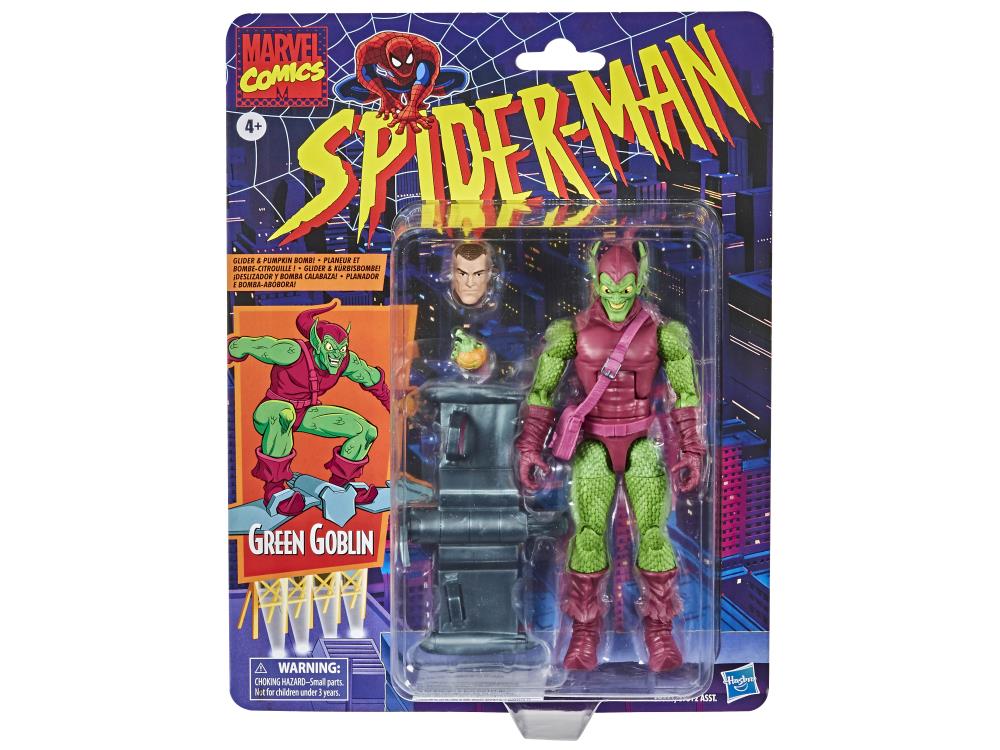 PREVENTA Marvel Legends Spider-Man Retro Collection Green Goblin Hasbro (Primer pago/anticipo)