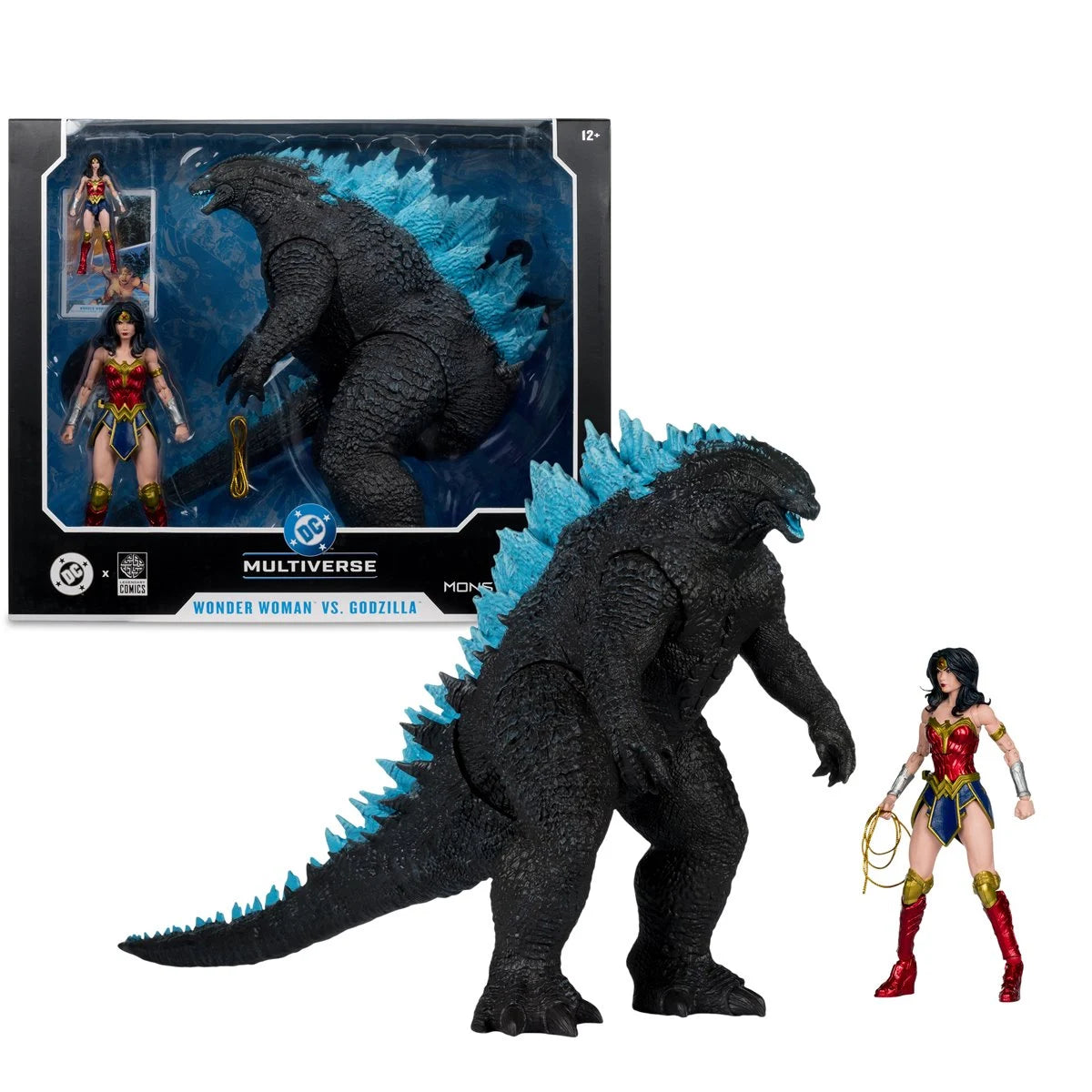 PREVENTA DC Multiverse Wonder Woman vs Godzilla (Justice League vs Godzilla) Two-Pack McFarlane (Primer pago/anticipo)