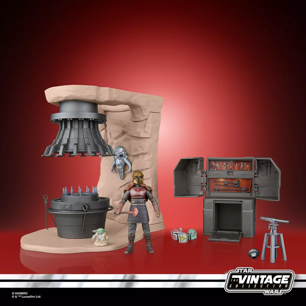 PREVENTA Star Wars The Vintage Collection The Armorer’s Forge Playset Hasbro (Primer pago/anticipo)