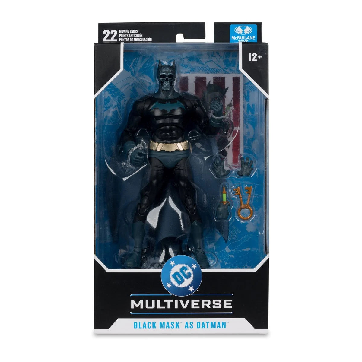 PREVENTA DC Multiverse Black Mask as Batman (Beneath the Mask) McFarlane (Primer pago/anticipo)