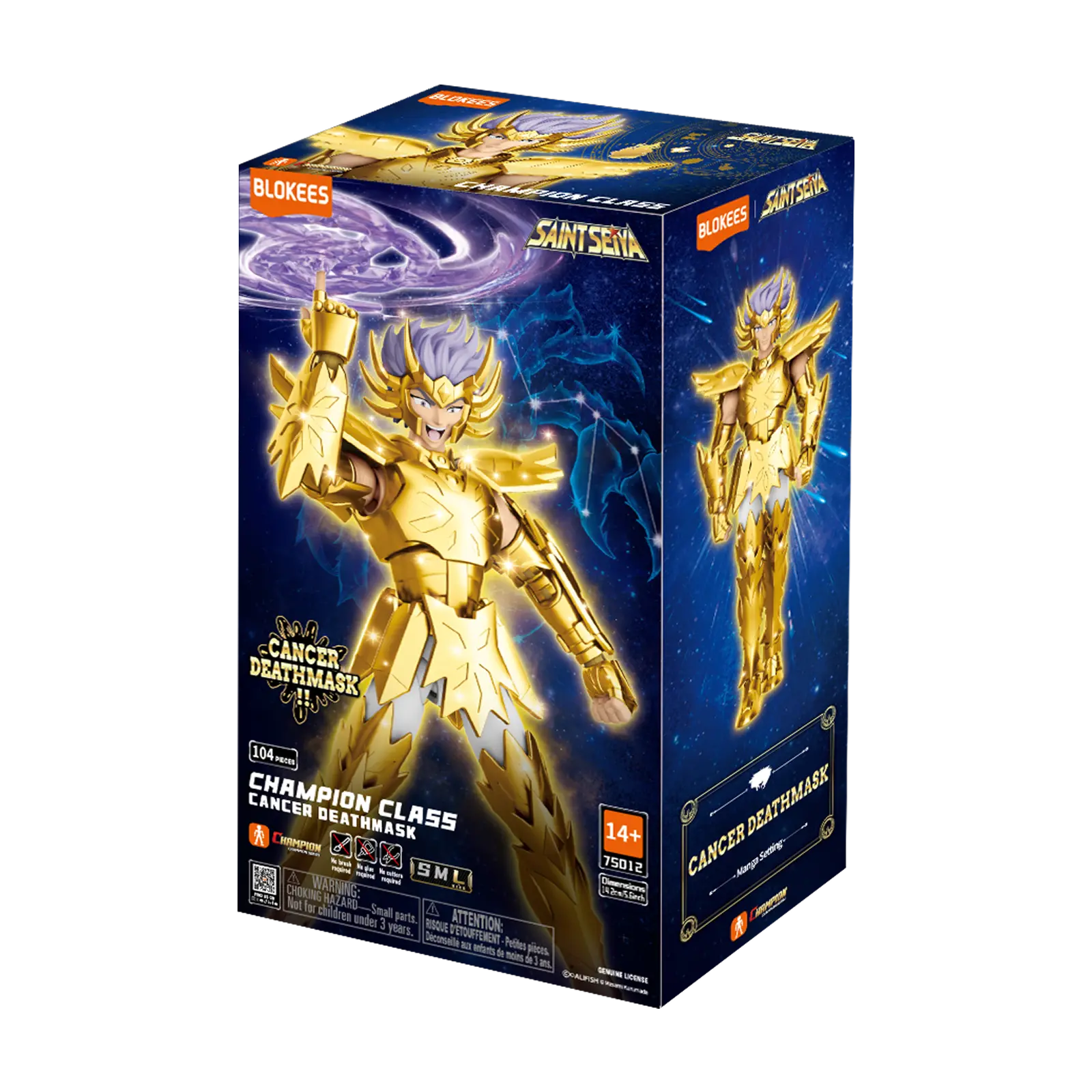 Saint Seya Champion Class Cancer Deathmask Model Kit Blokees