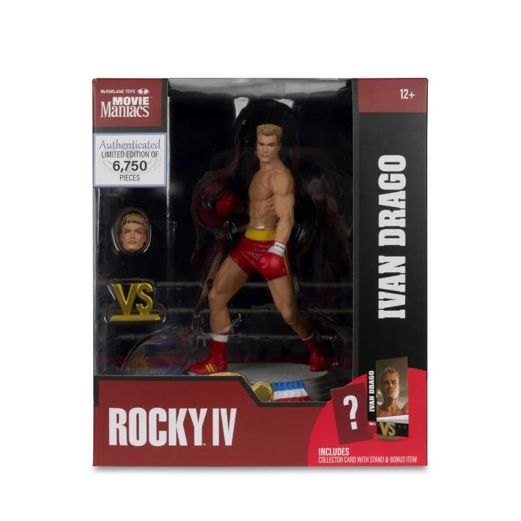 PREVENTA Movie Maniacs Rocky IV Ivan Drago Estatua McFarlane (Primer pago/anticipo)