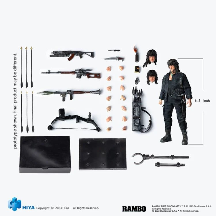 Rambo III Exquisite Super Series John Rambo 1/12 Hiya