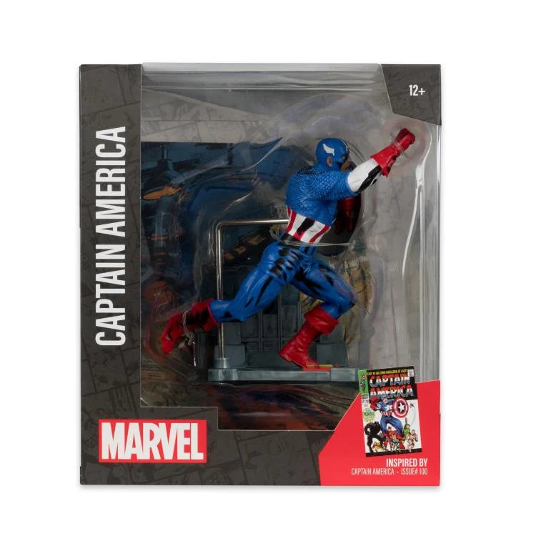 Marvel Comics Captain America (Captain America #100) Estatua 1/10 McFarlane