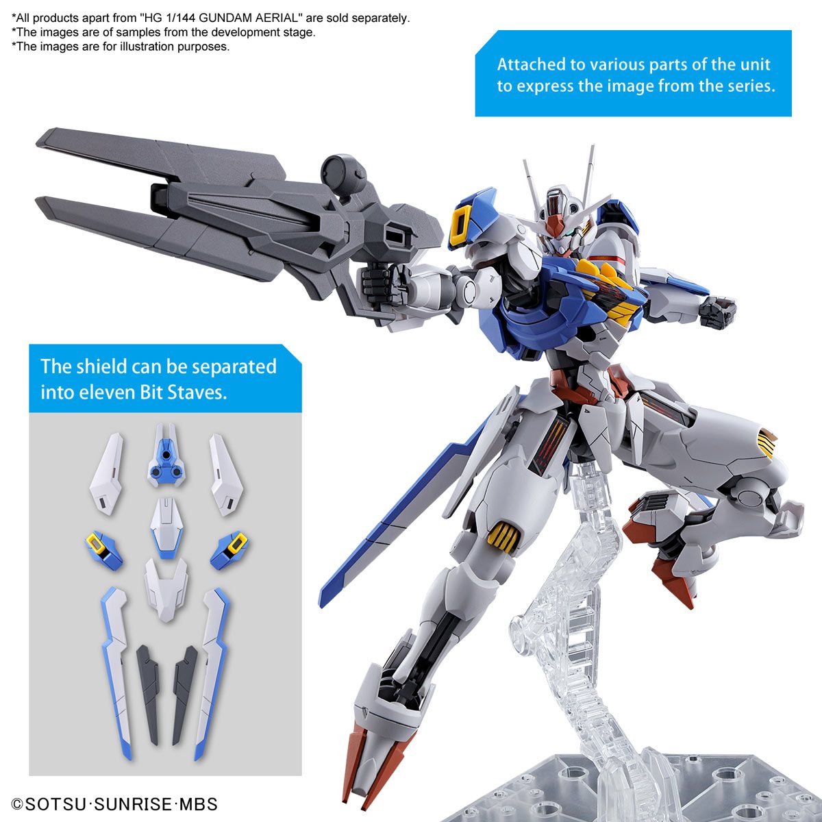 HG 1/144 The Witch From Mercury Gundam Aerial Model Kit Bandai