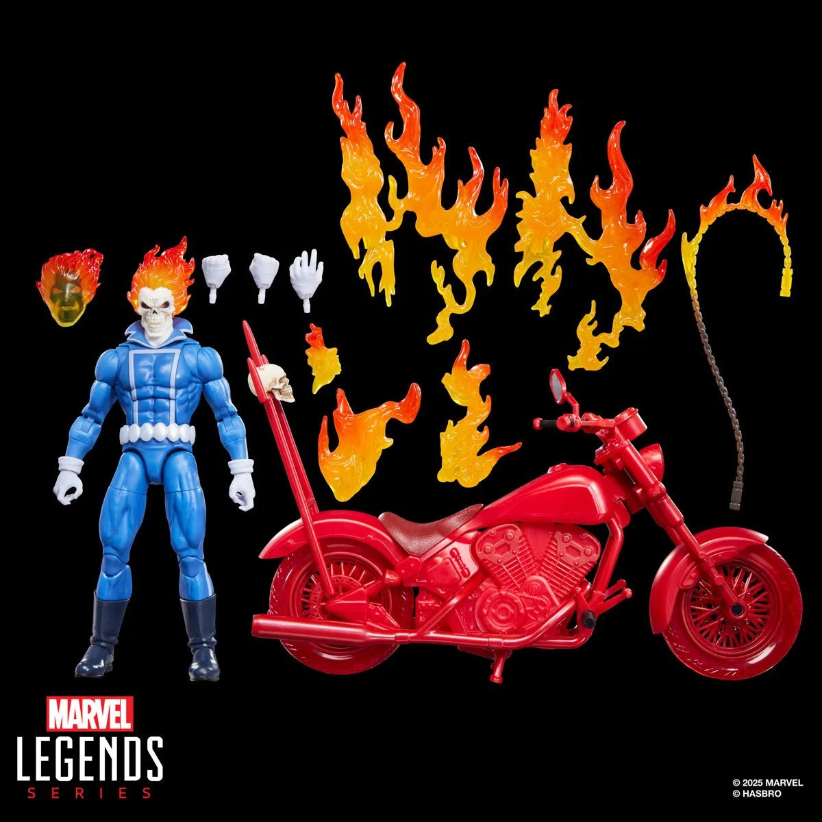 PREVENTA Marvel Legends Ghost Rider and Motorcycle Set Hasbro (Primer pago/anticipo)