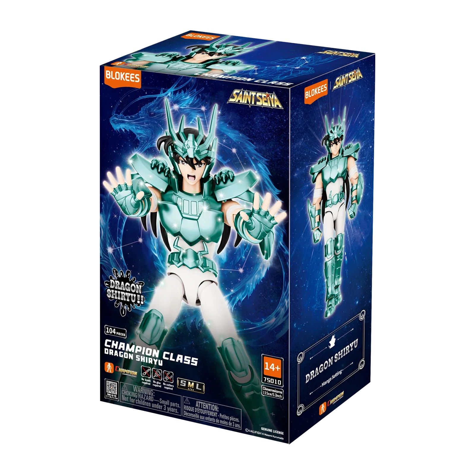 Saint Seya Champion Class Dragon Shiryu Model Kit Blokees
