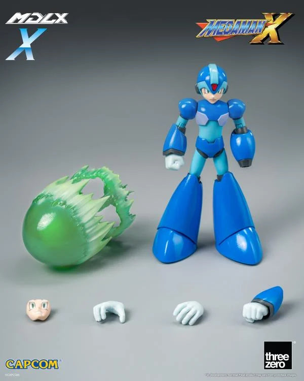 PREVENTA Mega Man X MDLX Articulated Series Mega Man X ThreeZero (Primero pago/anticipo)