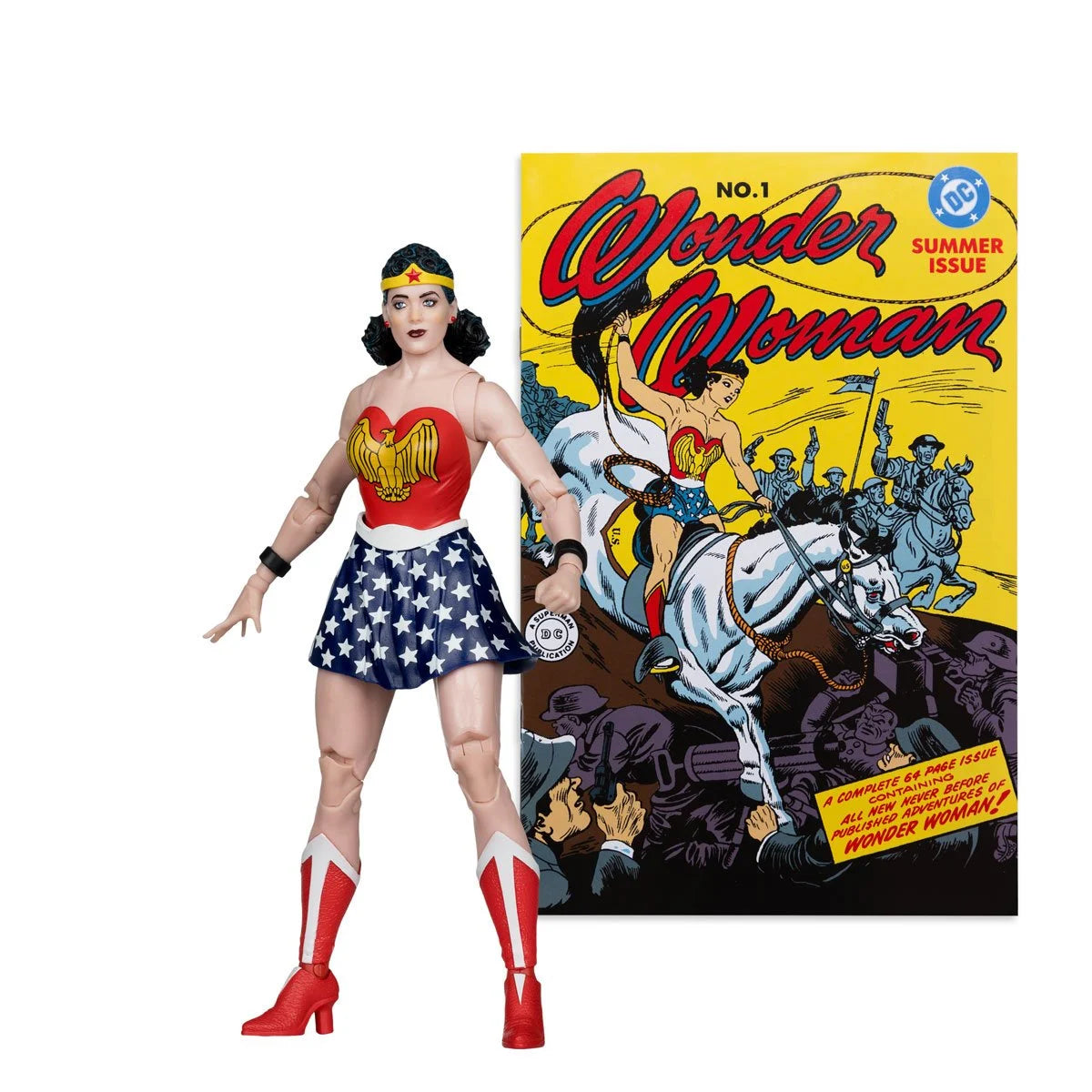 PREVENTA DC Direct Wonder Woman Page Punchers McFarlane (Primer pago/anticipo)