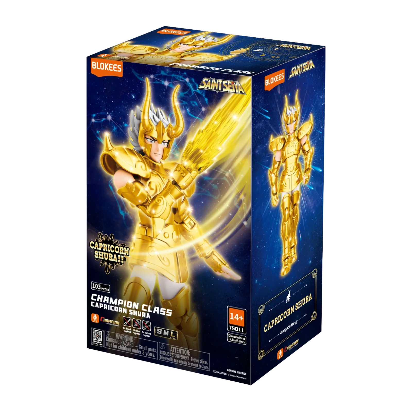 Saint Seya Champion Class Capricorn Shura Model Kit Blokees
