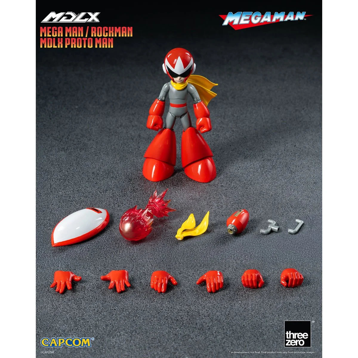 PREVENTA Mega Man MDLX Proto Man Threezero (Primer pago/anticipo)