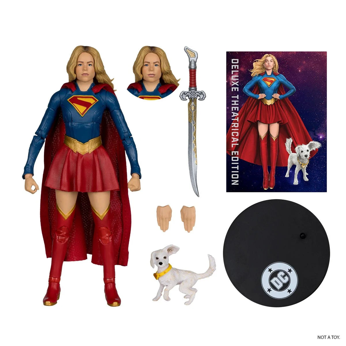 PREVENTA DC Multiverse Supergirl (2026) Supergirl and Puppy Krypto Deluxe Theatrical Edition McFarlane (Primer pago/anticipo)