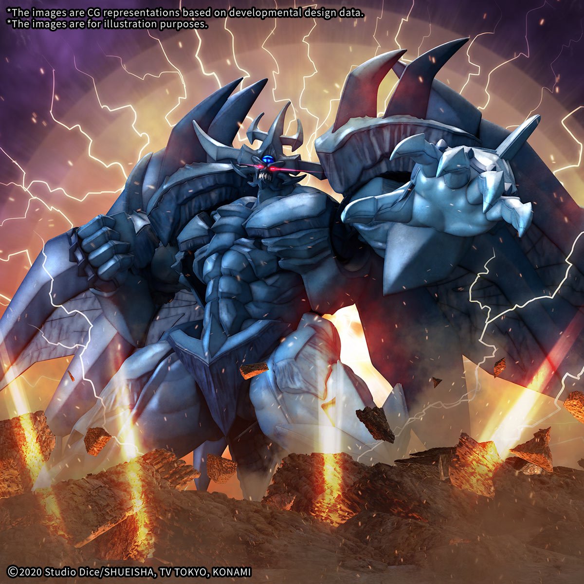 Yu-Gi-Oh! Duel Monsters Figure-rise Standard Amplified Obelisk the Tormentor Model Kit Bandai