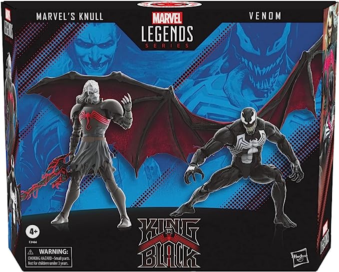 Knull y Venom Pack Doble de Figuras King in Black Marvel Legends Hasbro