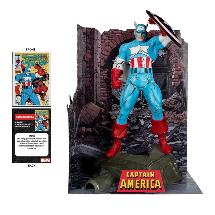 Marvel Comics Captain America (The Amazing Spider-Man #323) 1/6 Estatua McFarlane