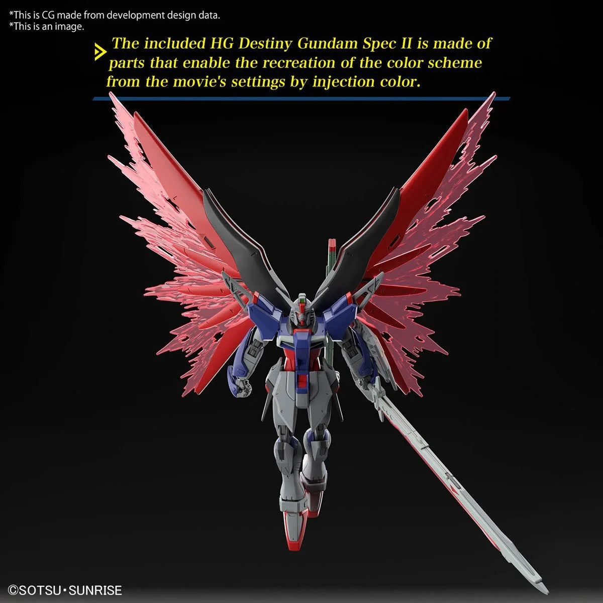 PREVENTA HGCE 1/144 258 Destiny Gundam Spec II and Zeus Sillouette Gundam Model Kit Bandai (Primer pago/anticipo)