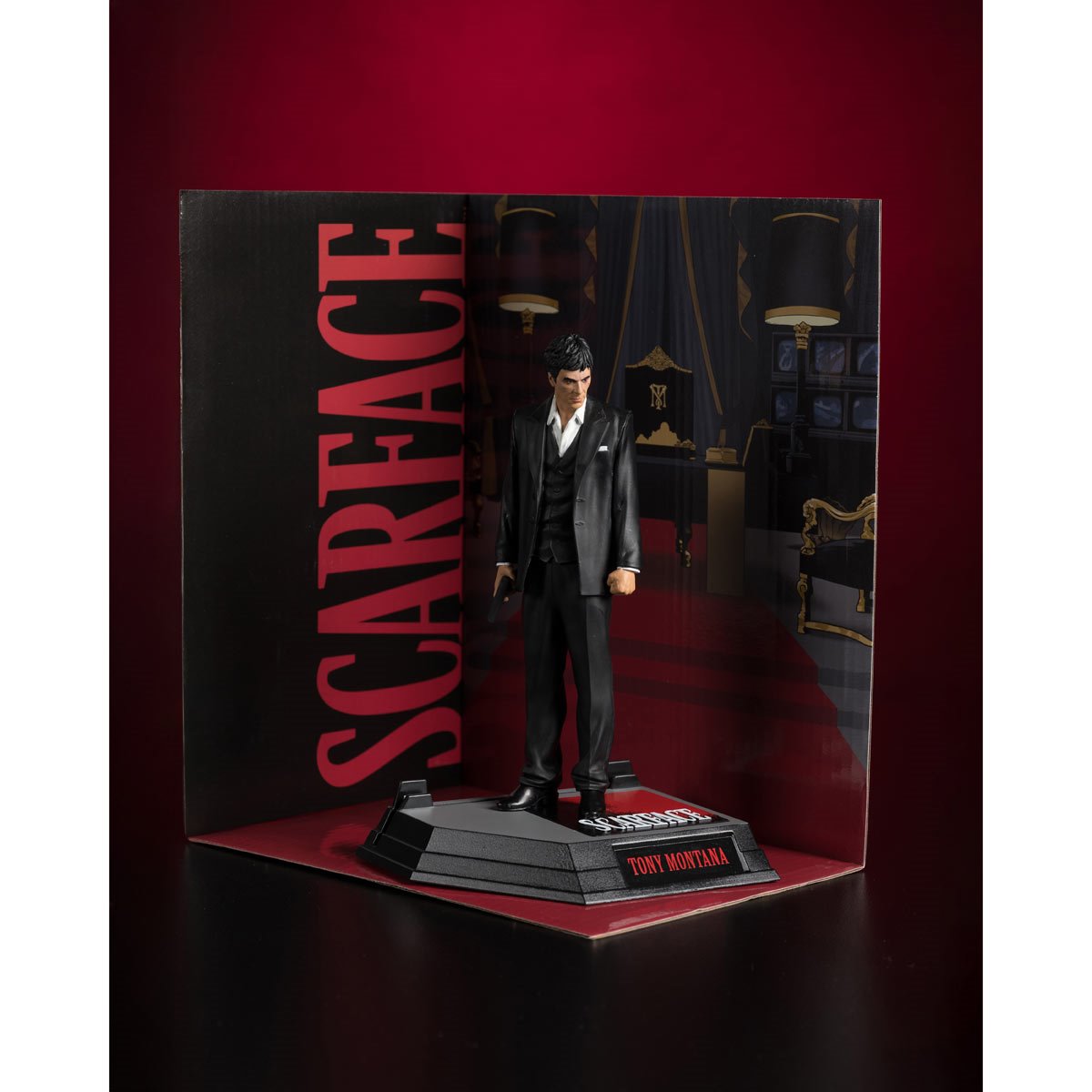 PREVENTA Scarface Movie Maniacs Tony Montana Estatua (Primer pago/anticipo)