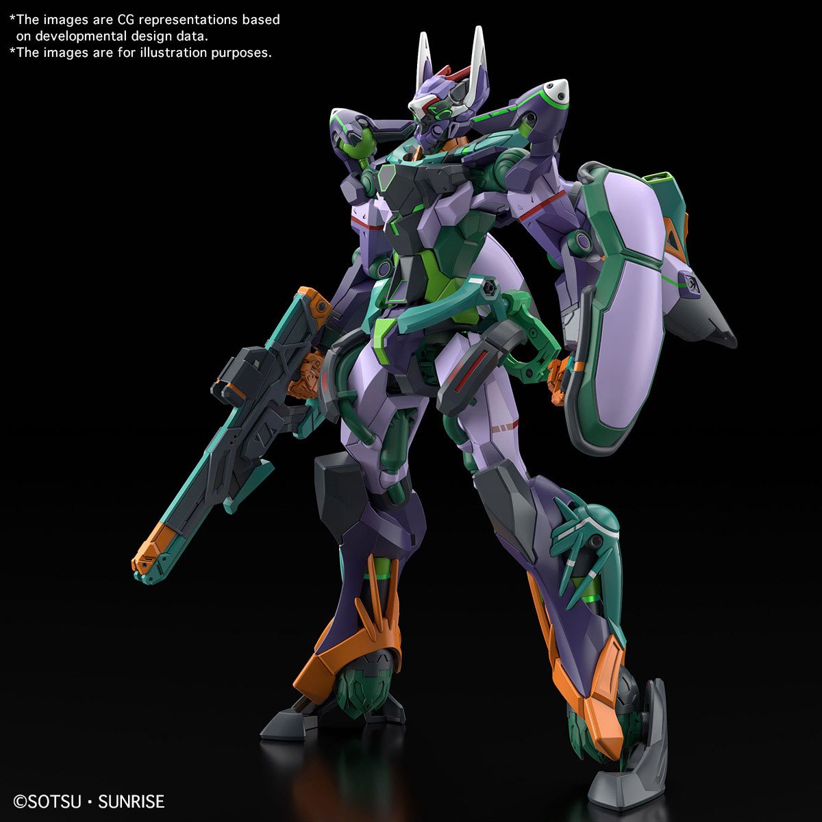 HG 1/144 GQuuuuuux GFred Gundam Model Kit Bandai