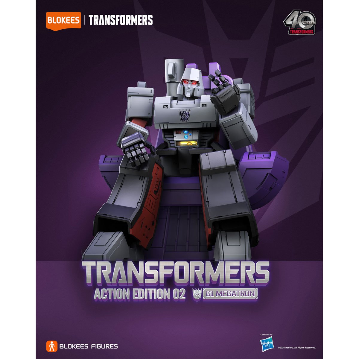 Transformers Action Edition Megatron (G1) Model Kit Blokees