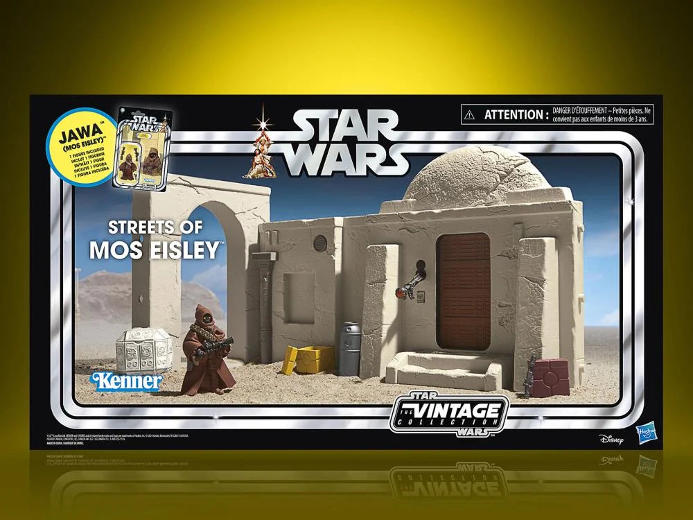 PREVENTA Star Wars The Vintage Collection Streets of Mos Eisley Playset Hasbro (Primer pago/anticipo)