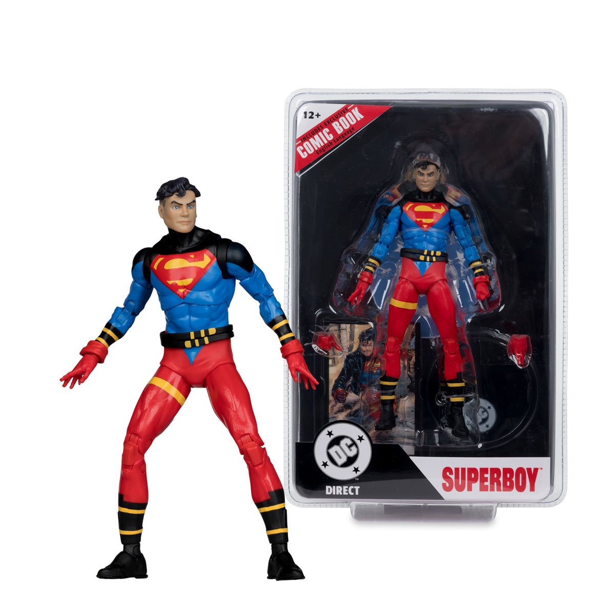 PREVENTA DC Direct Superboy Page Punchers McFarlane (Primer pago/anticipo)