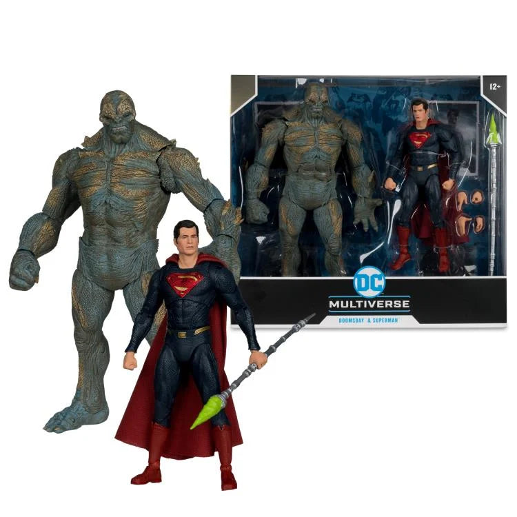 PREVENTA DC Multiverse Doomsday and Superman (Batman V Superman: Dawn of Justice) McFarlane (Primer pago/anticipo)