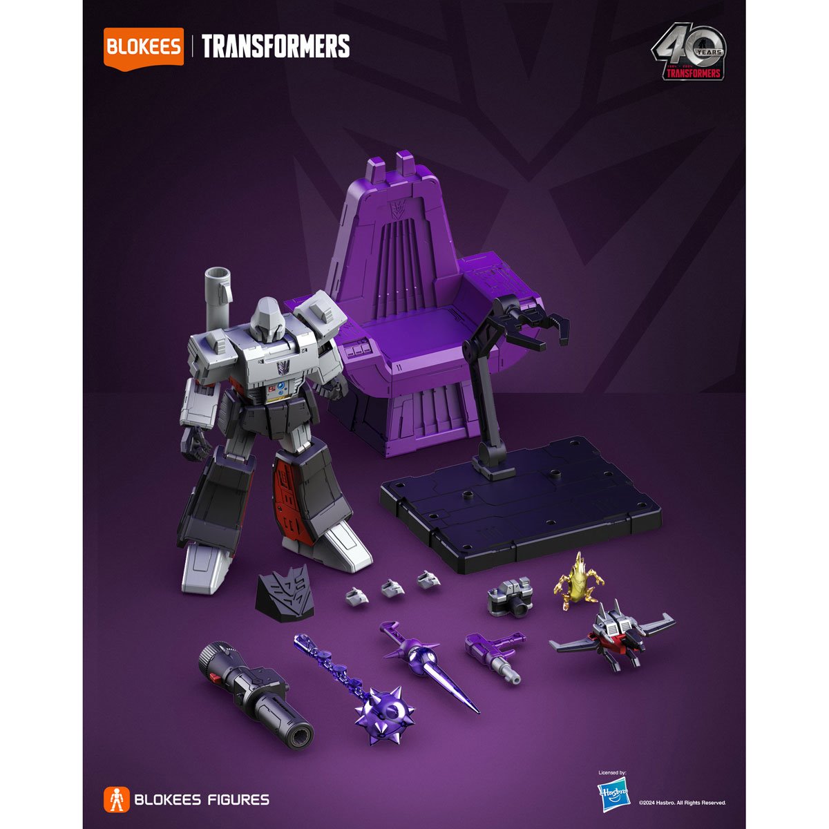 Transformers Action Edition Megatron (G1) Model Kit Blokees