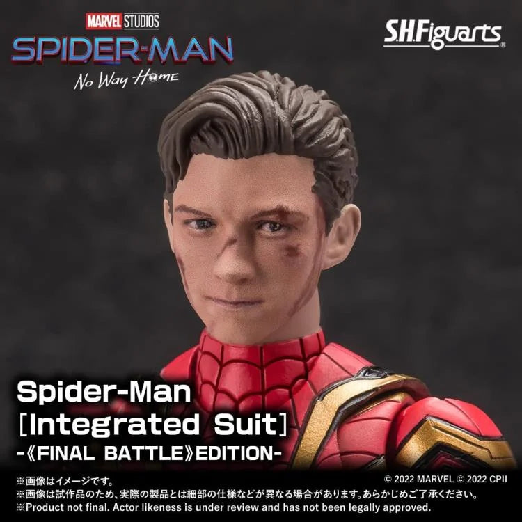 Spider-Man No Way Home: Spider-Man (Integrated Suit Final Battle) S.H. Figuarts