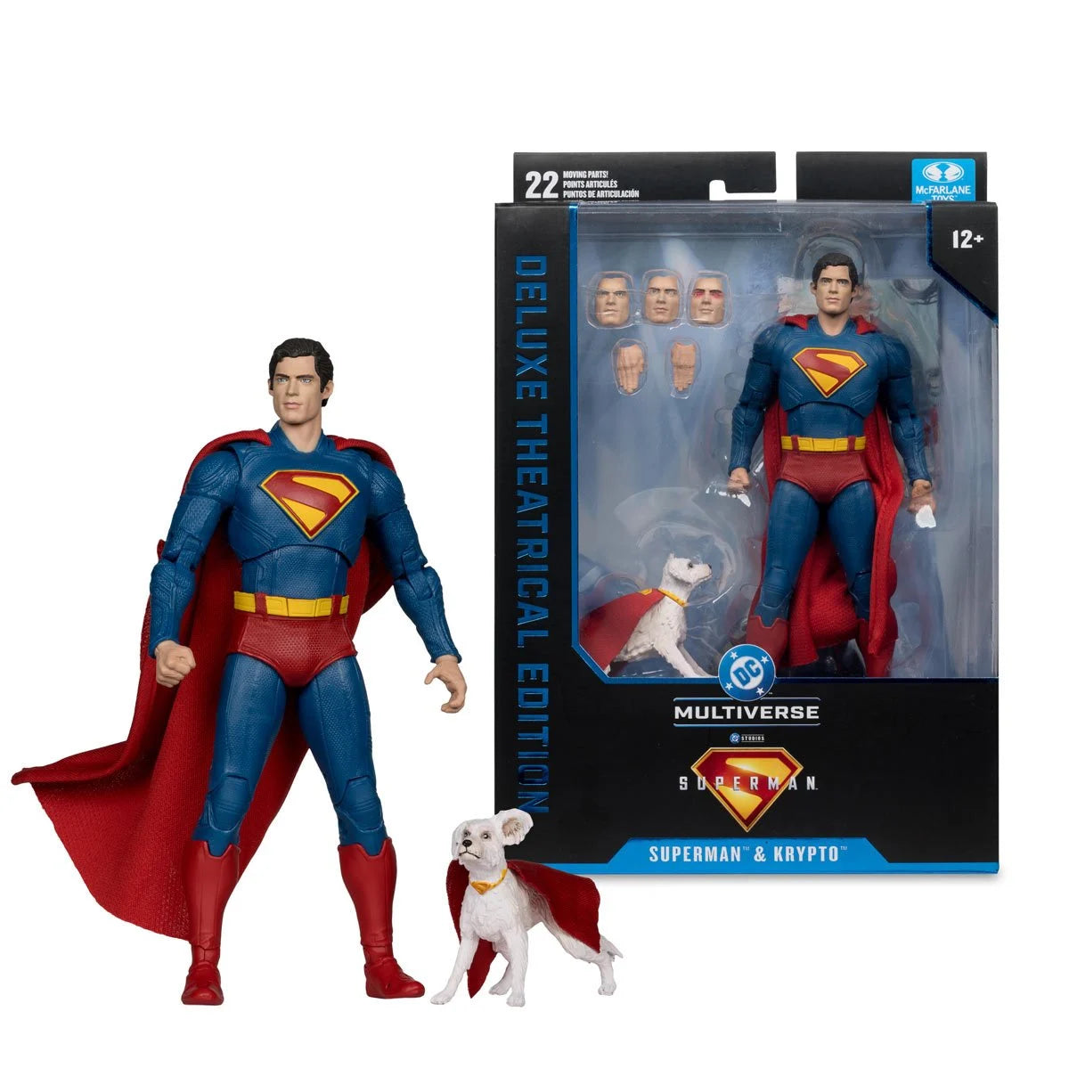 PREVENTA DC Multiverse Superman (2025) Superman and Krypto Deluxe Theatrical Edition McFarlane (Primer pago/anticipo)
