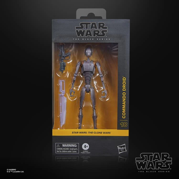 PREVENTA Star Wars The Black Series BX Separatist Commando Droid (The Clone Wars) Hasbro (Primer pago/anticipo)