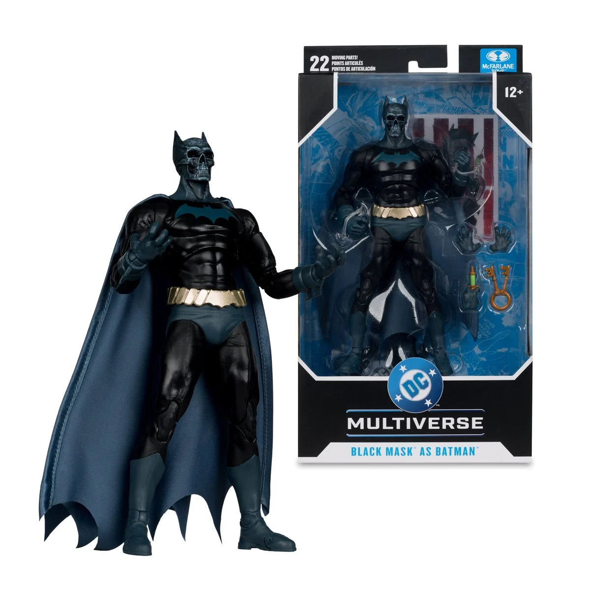 PREVENTA DC Multiverse Black Mask as Batman (Beneath the Mask) McFarlane (Primer pago/anticipo)