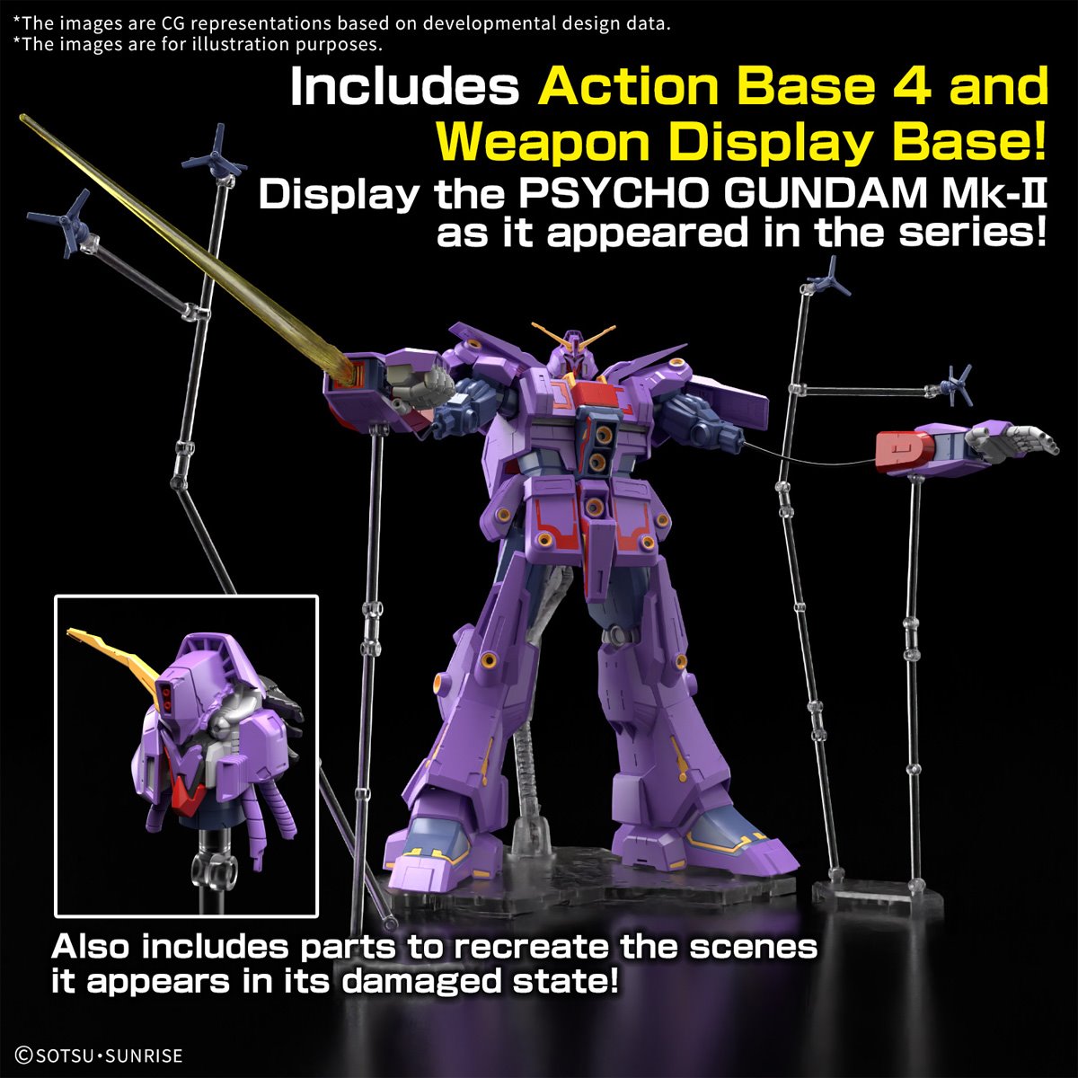 PREVENTA HGUC 1/144 261 Psycho Gundam MK-II (Mobile Suit Gundam ZZ) Model Kit Bandai (Primer pago/anticipo)