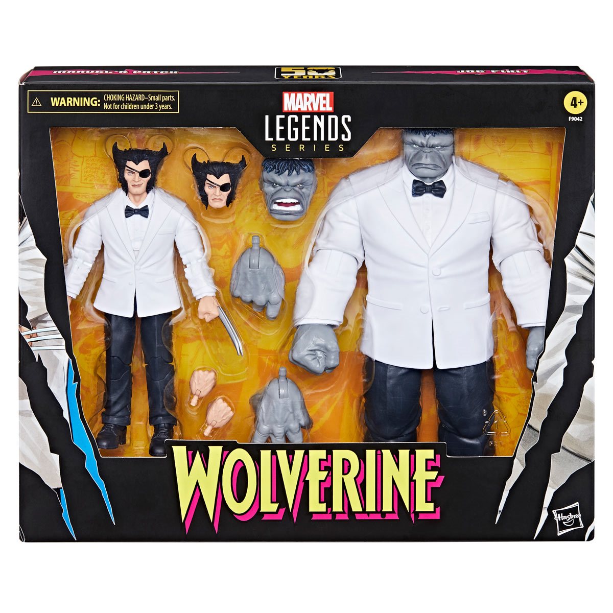 Marvel Legends Wolverine 50 Years Patch and Joe Fixit Two-Pack Hasbro