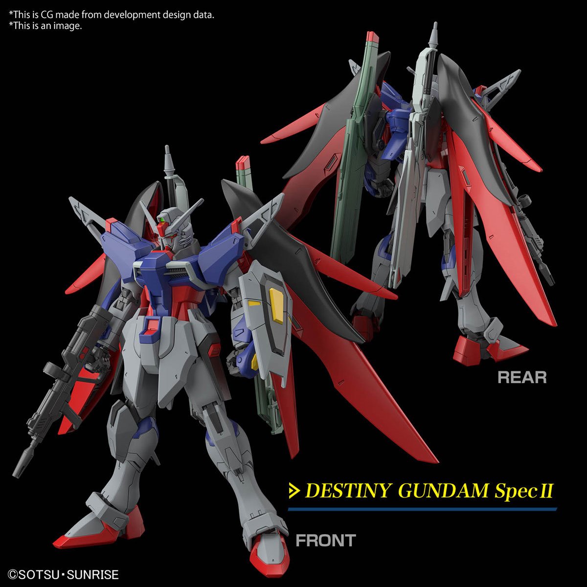PREVENTA HGCE 1/144 258 Destiny Gundam Spec II and Zeus Sillouette Gundam Model Kit Bandai (Primer pago/anticipo)