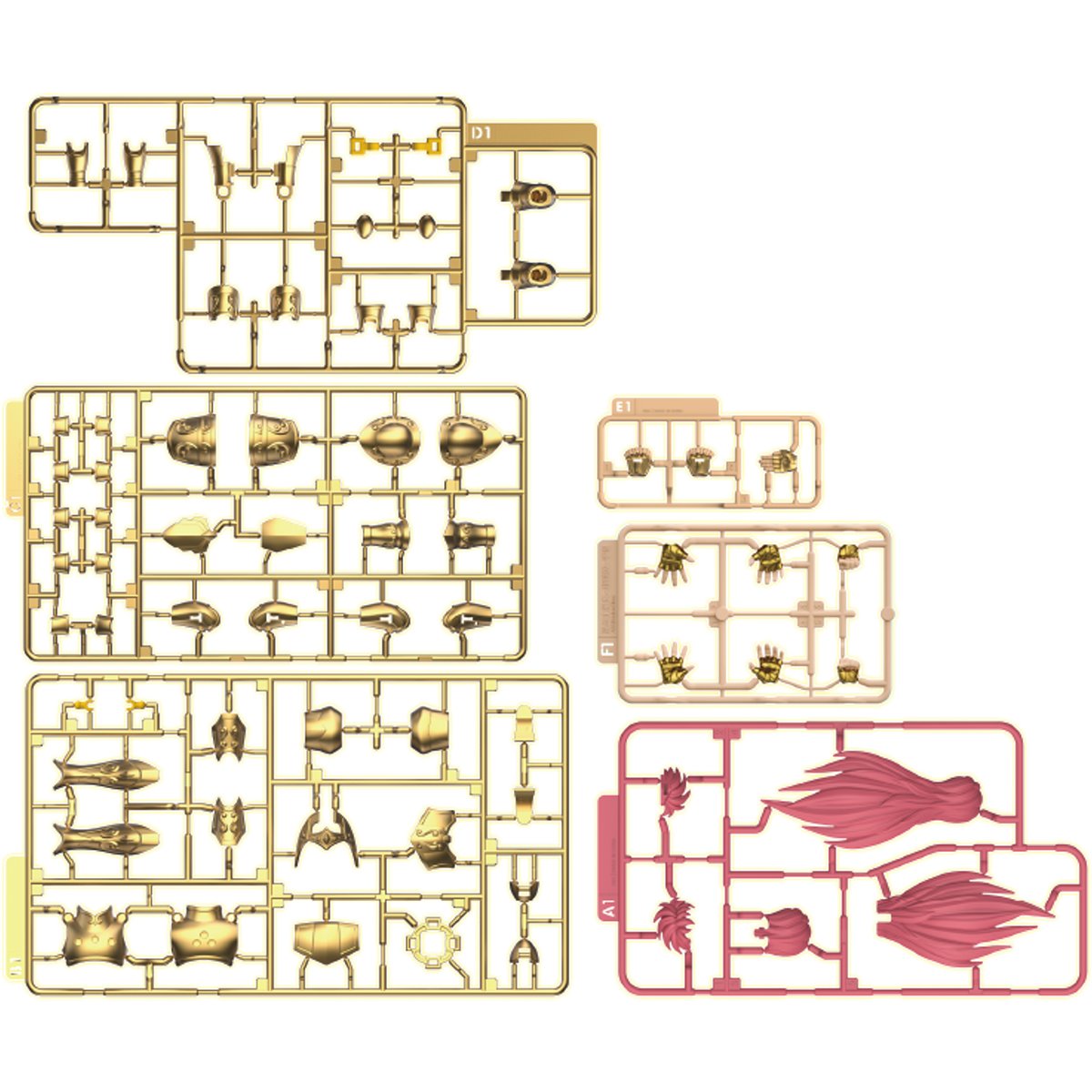 Saint Seya Champion Class Aquarius Camus Model Kit Blokees