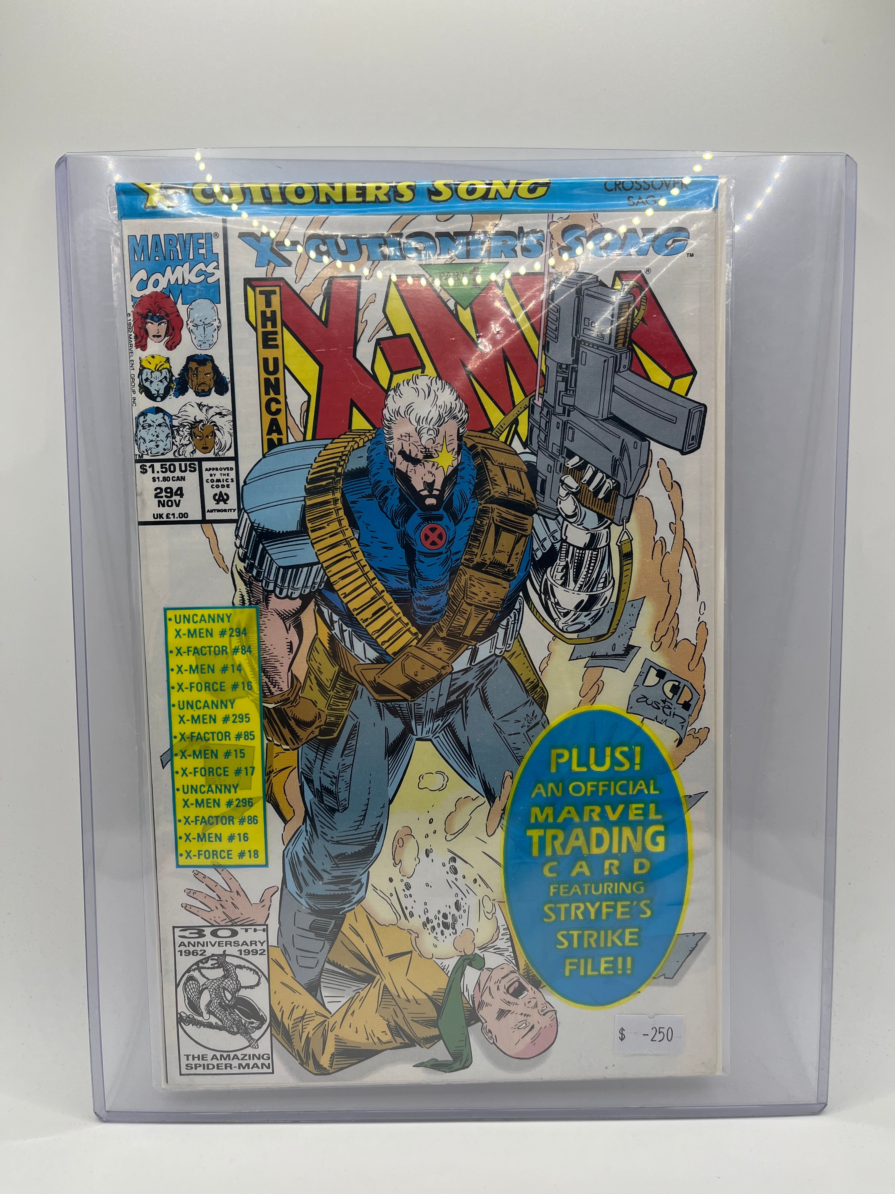 The Uncanny X-Men #294 X-Cutioner’s Song Parte 1 Marvel Comics Inglés