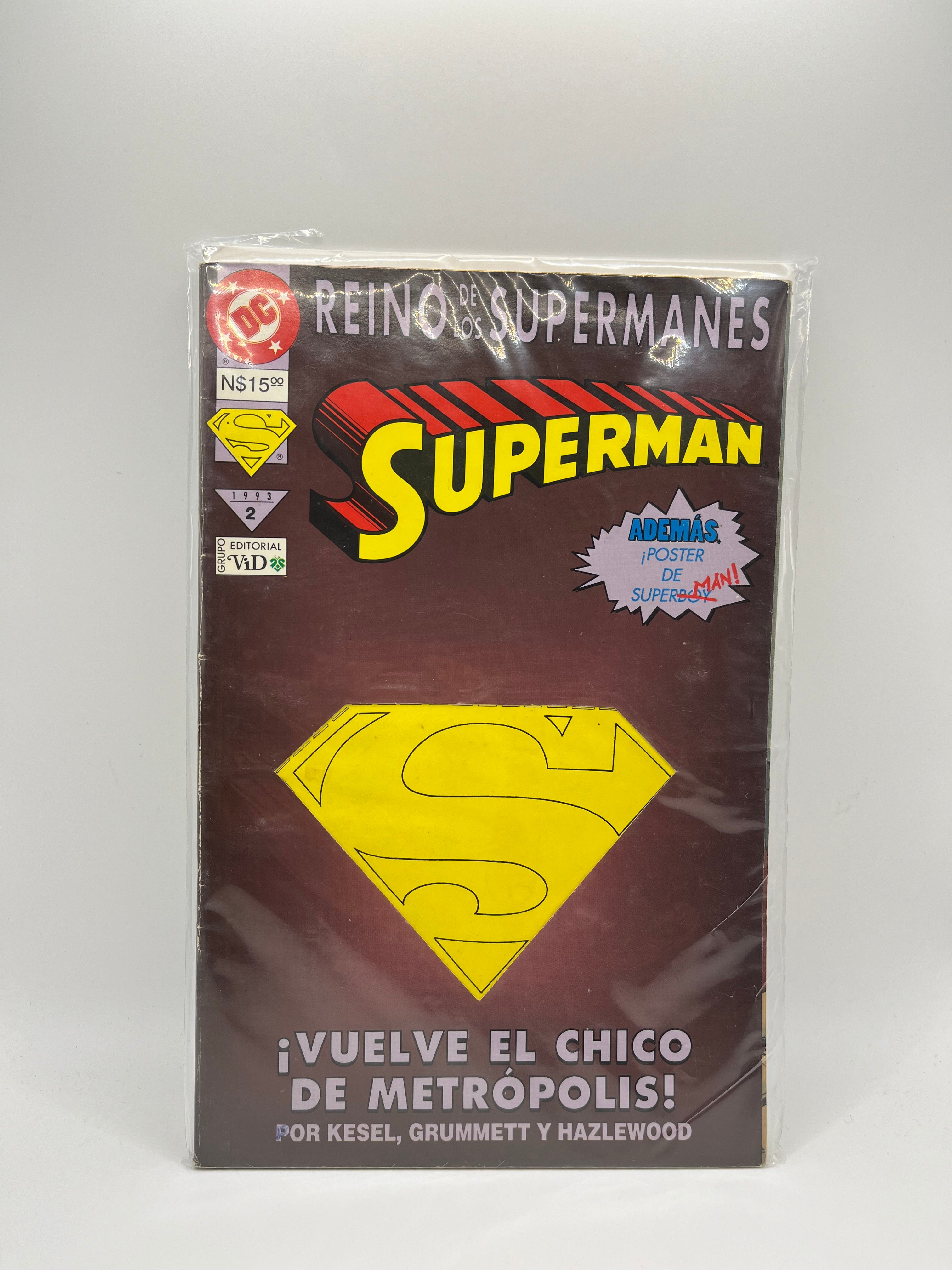 Superman Reino De Los Supermanes Tomos 1-4 DC Comics Grupo ViD Español