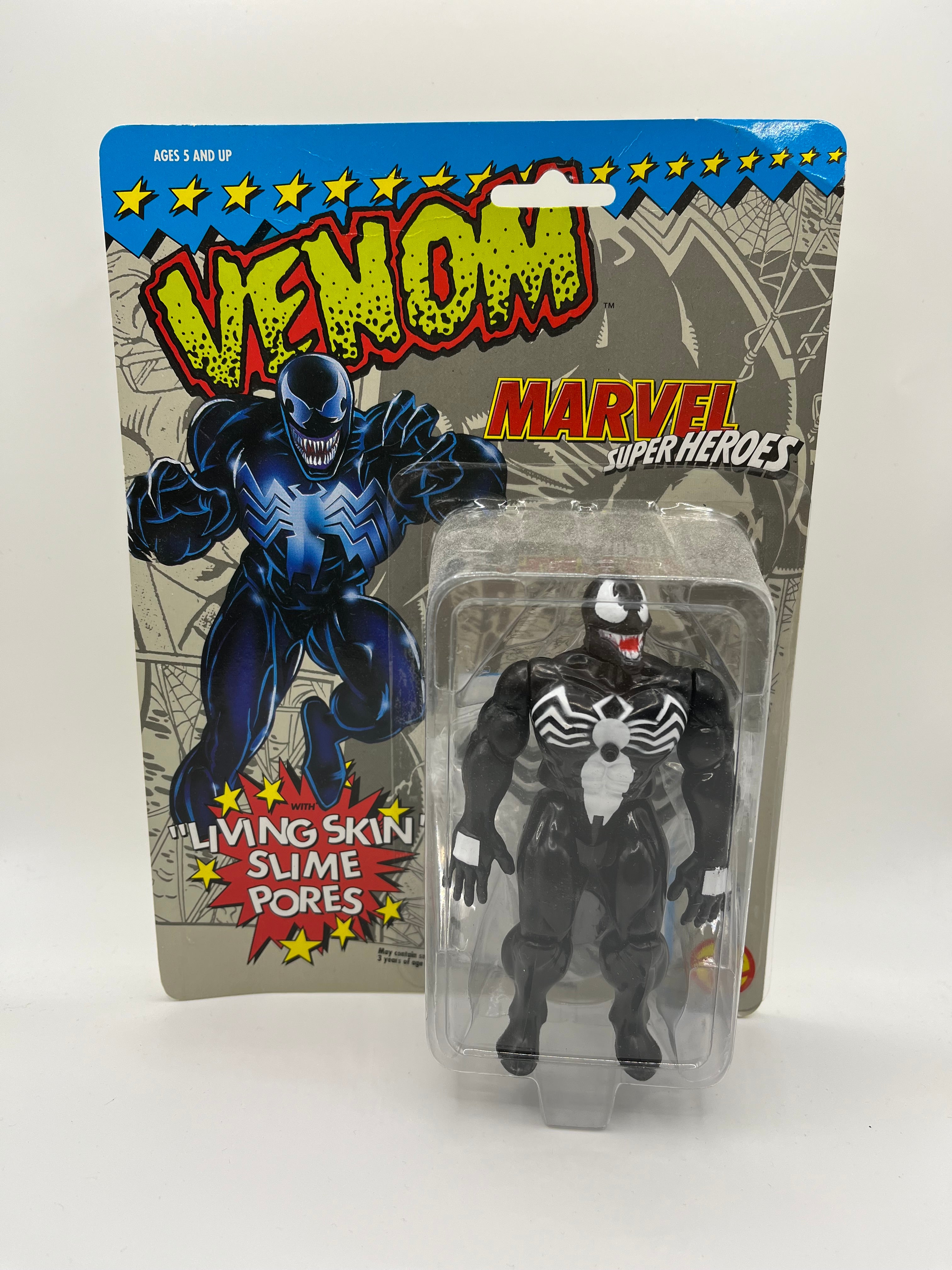 Venom (Living Skin Slime Pores) Marvel Superheroes Toy Biz