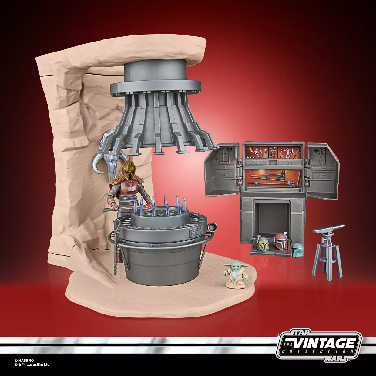 PREVENTA Star Wars The Vintage Collection The Armorer’s Forge Playset Hasbro (Primer pago/anticipo)