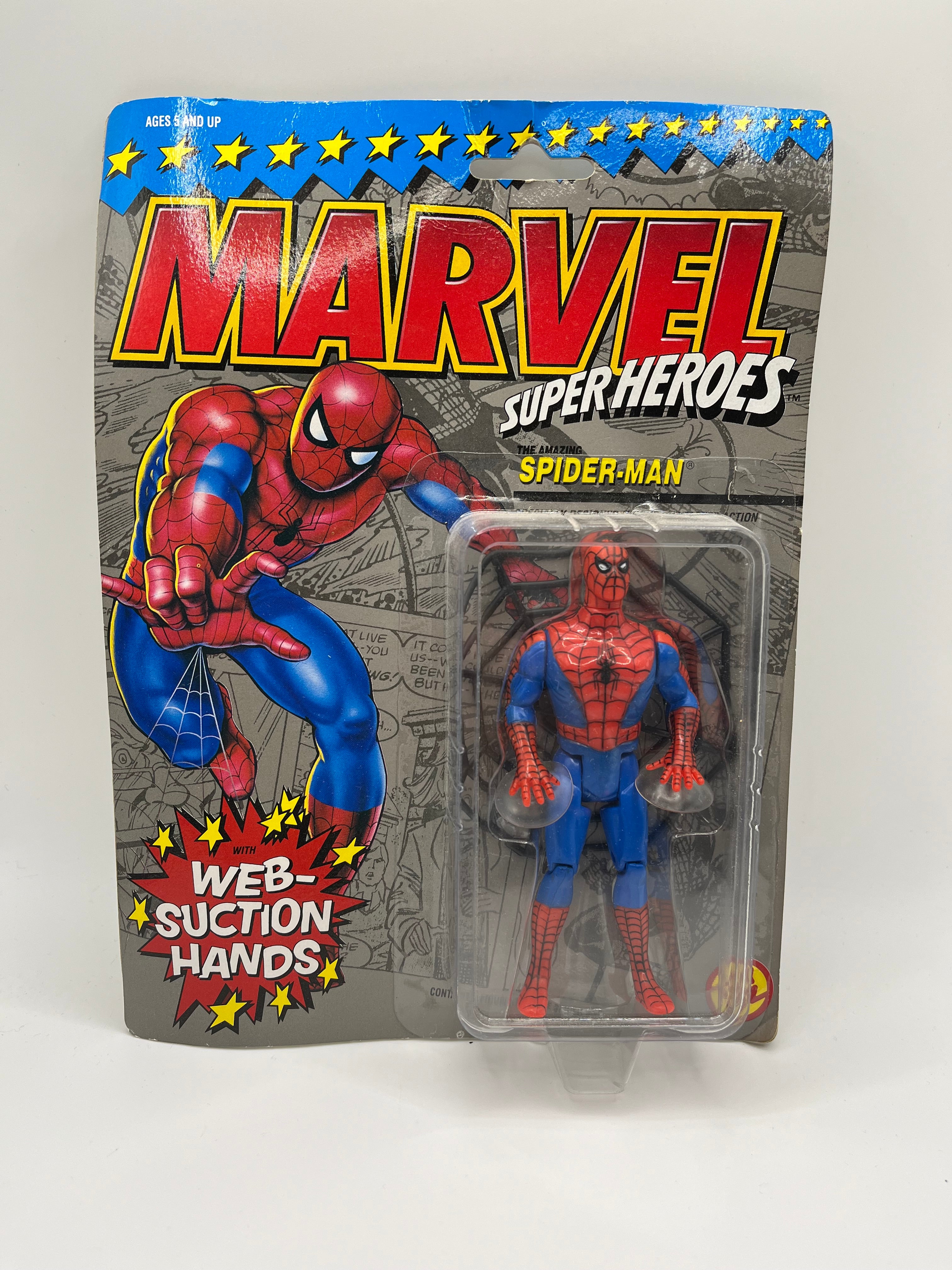 Marvel Super Heroes Spider-Man Web-Suction Hands Toy Biz