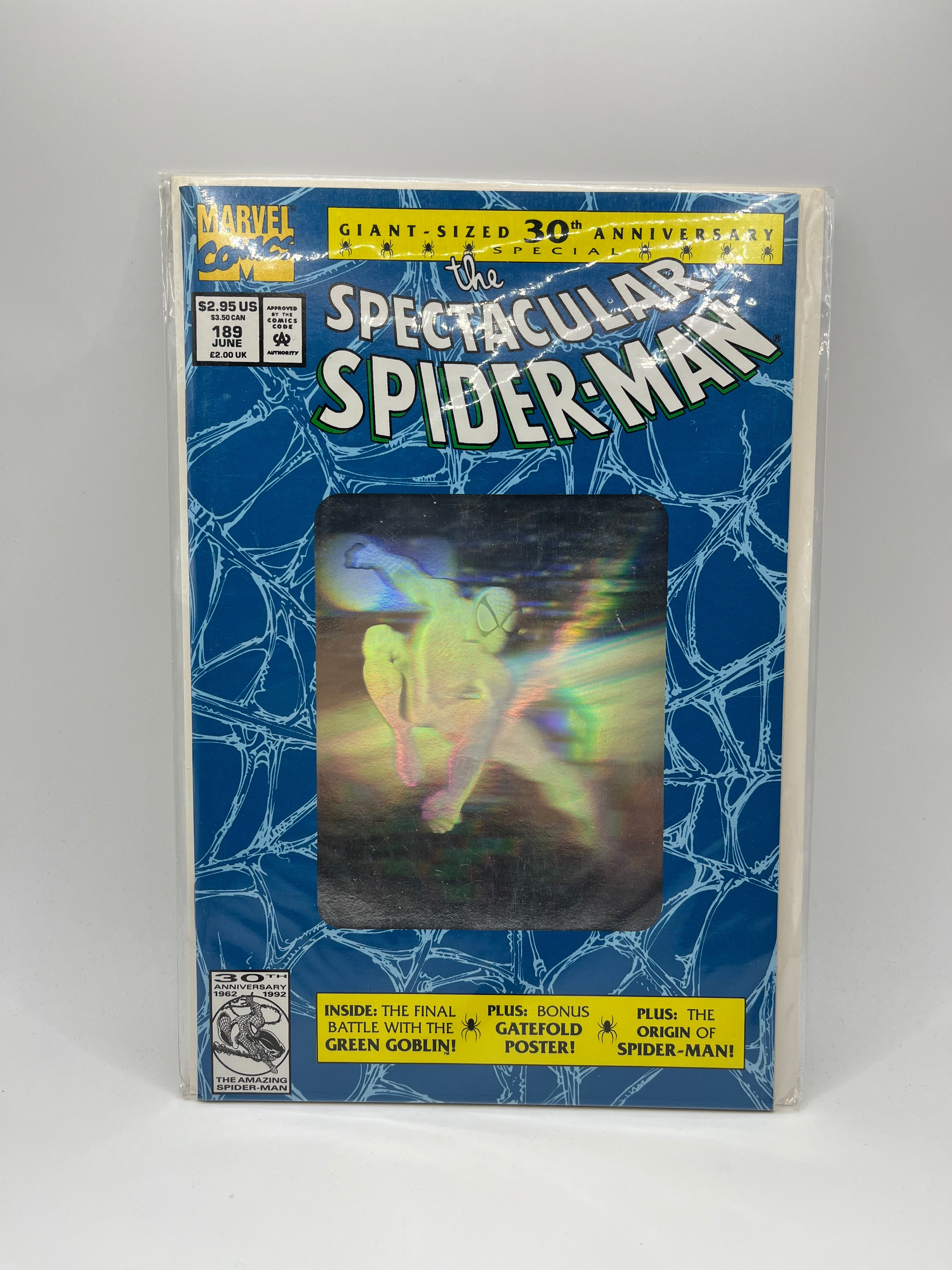The Spectacular Spider-Man #189 Giant-Sized 30th Anniversary Special Marvel Comics Inglés