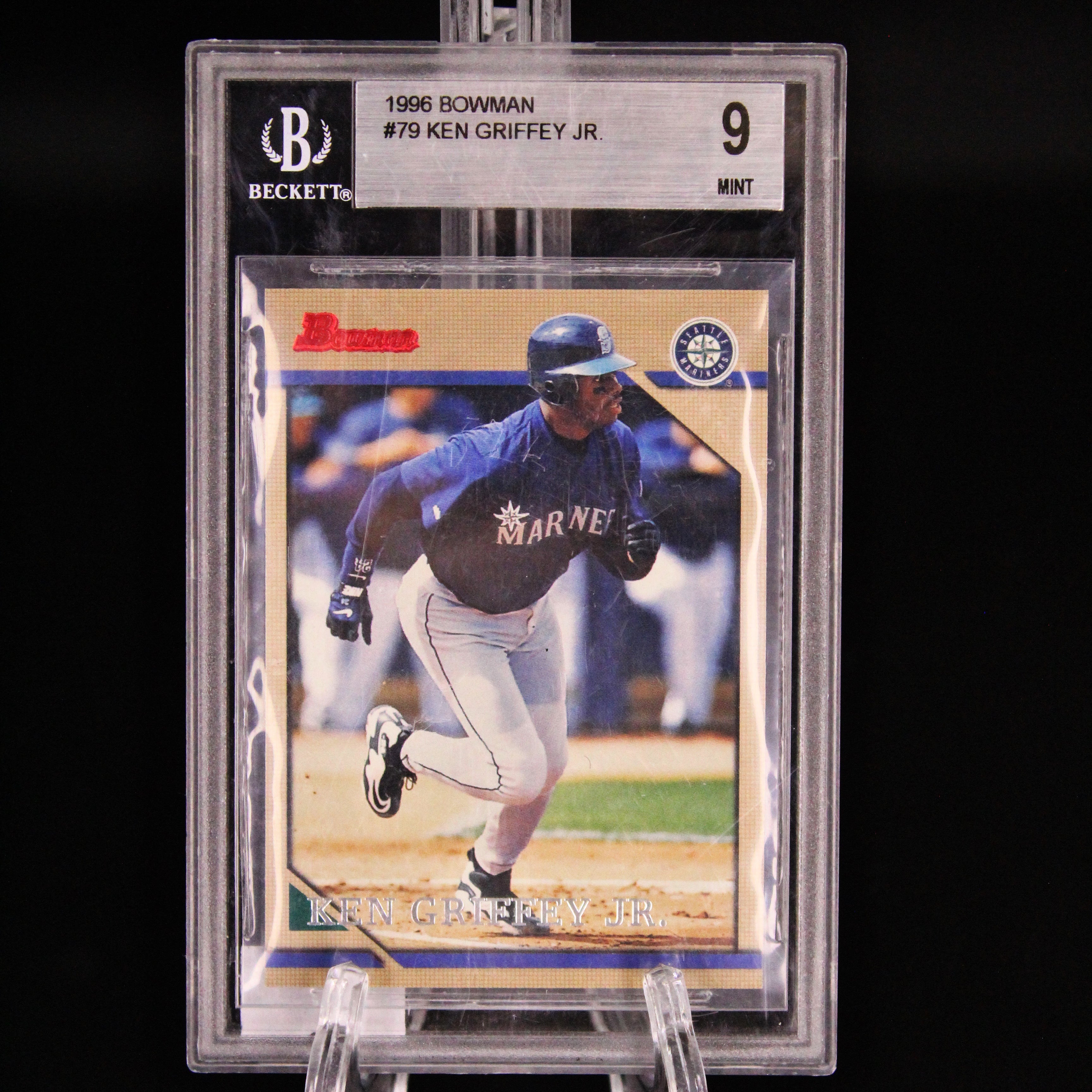 Carta 1996 Bowman #79 Ken Griffey Jr Beckett 9