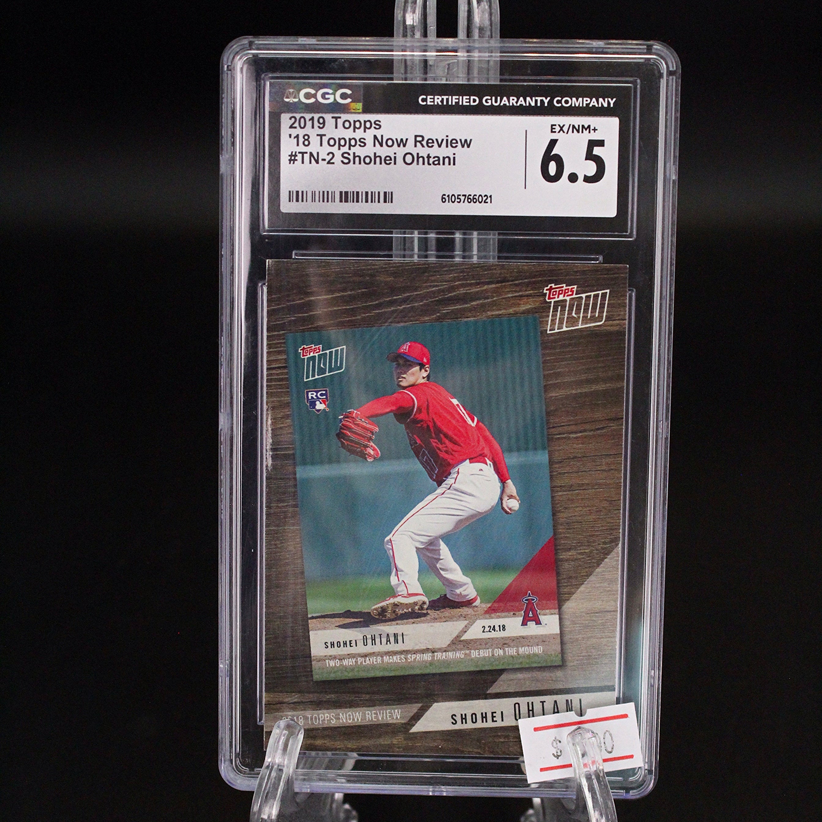 Carta 2019 Topps '18 Topps Now Review #TN-2 Shohei Ohtani RC CGC 6.5