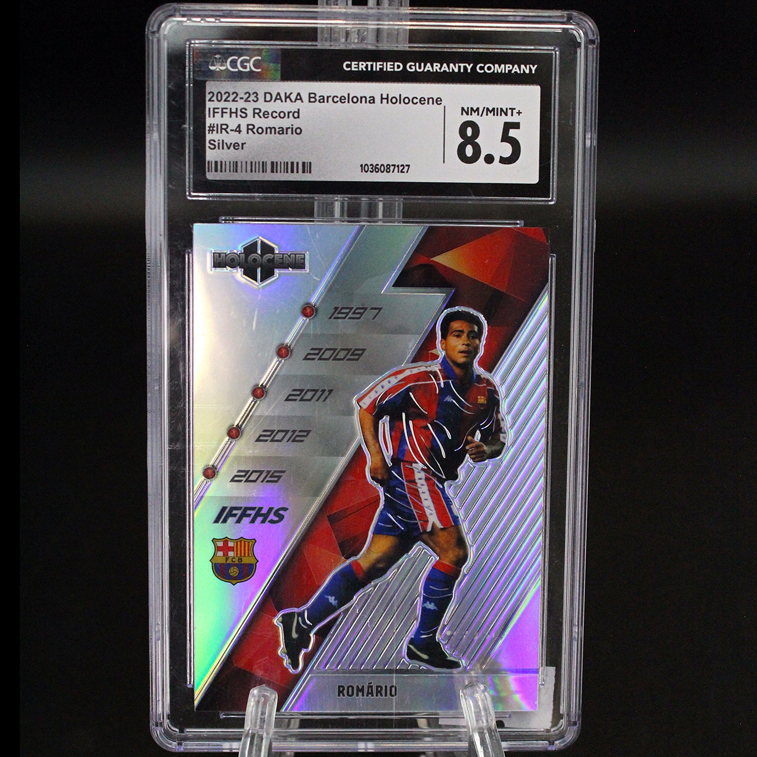 Carta 2022-2023 DAKA Barcelona Holocene IFFHS Record Romário Silver