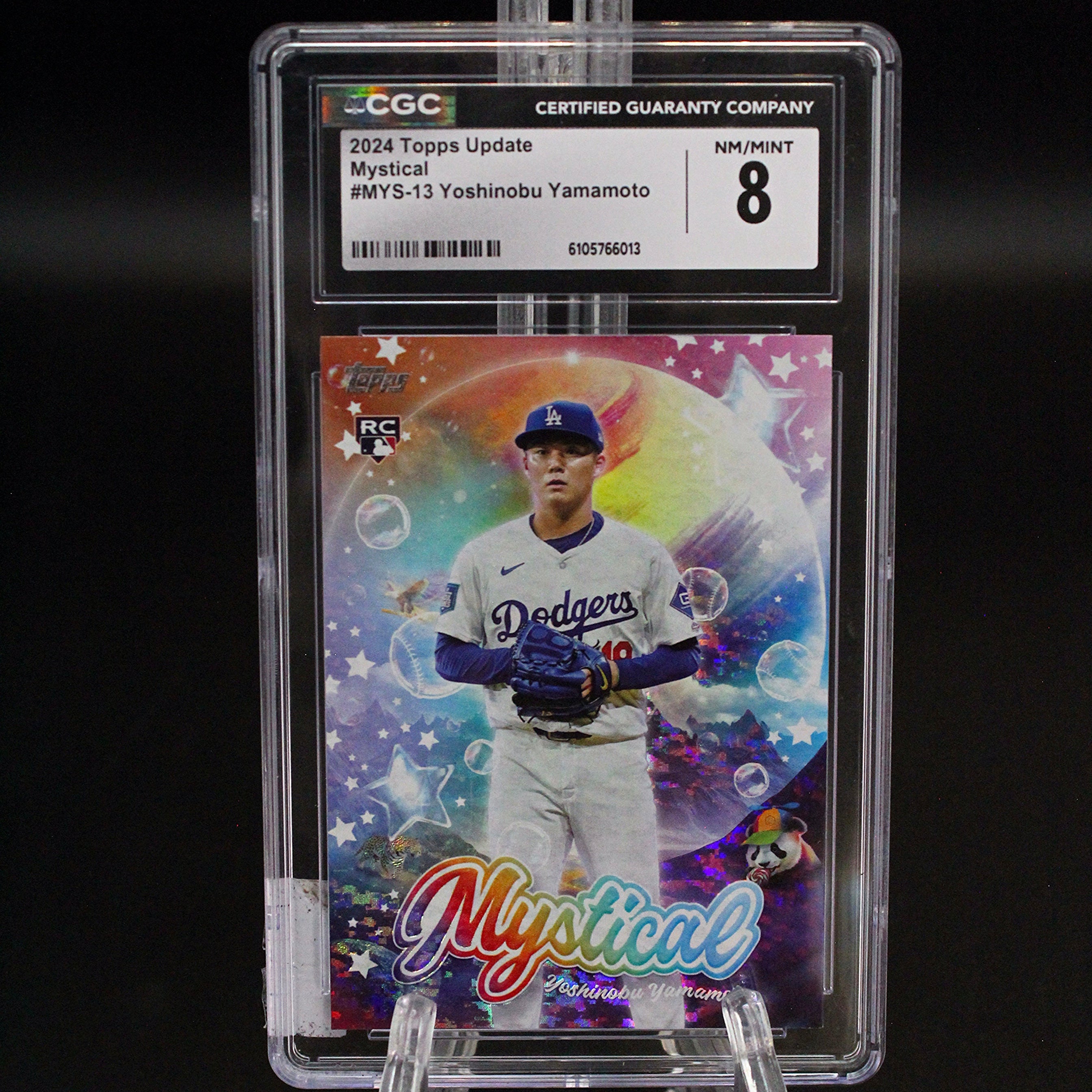 Carta 2024 Topps Update Mystical #MYS-13 Yoshinobu Yamamoto CGC 8
